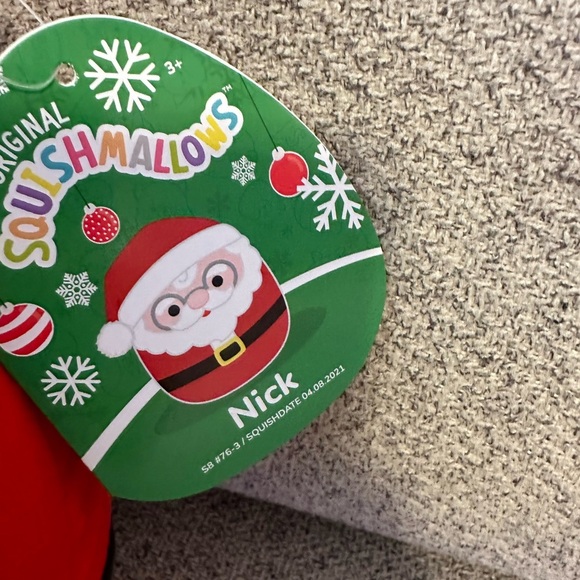 Nwt 🎅🏻 8” Nick the Santa Claus Squishmallow Christmas Edition - Picture 3 of 4